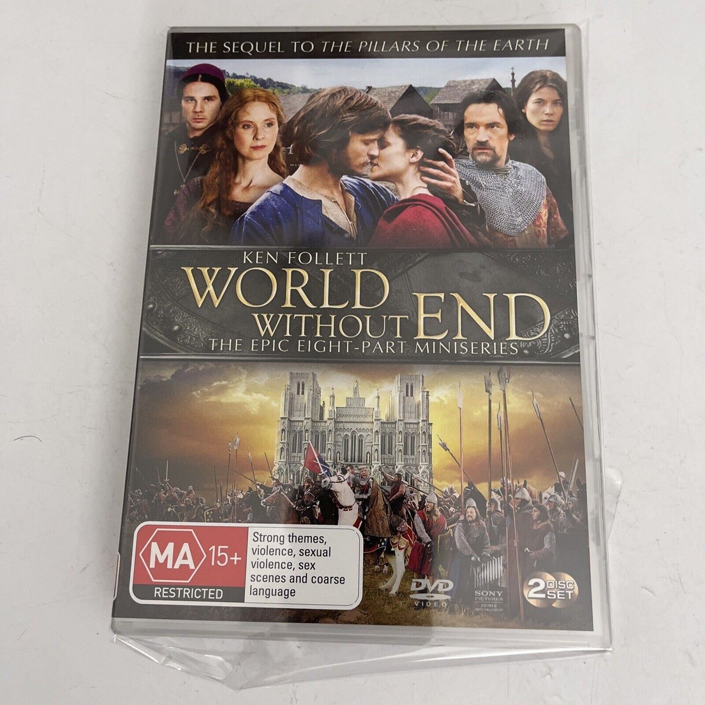 Ken Follett: World Without End - Complete Mini-Series (DVD, 2012) Region 4&2