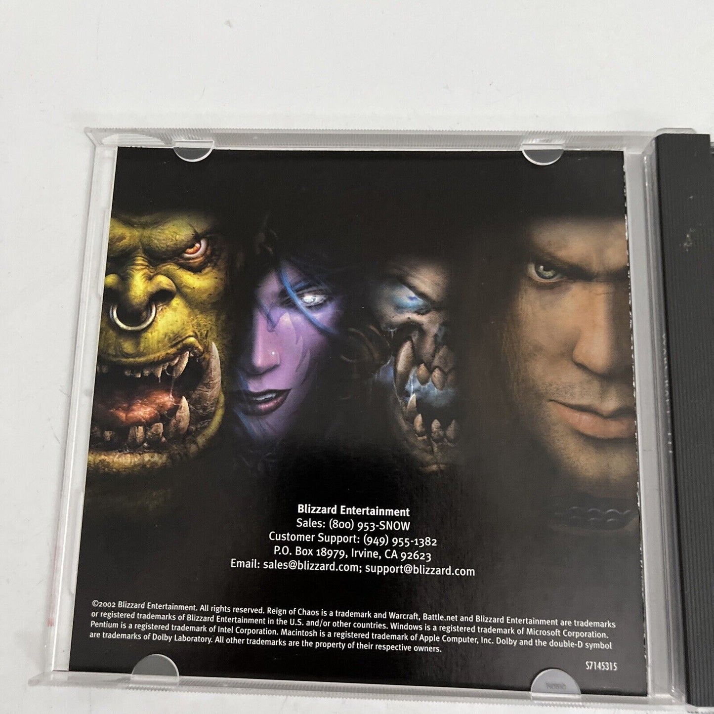 Warcraft 3 - Reign of Chaos PC/Mac CDROM