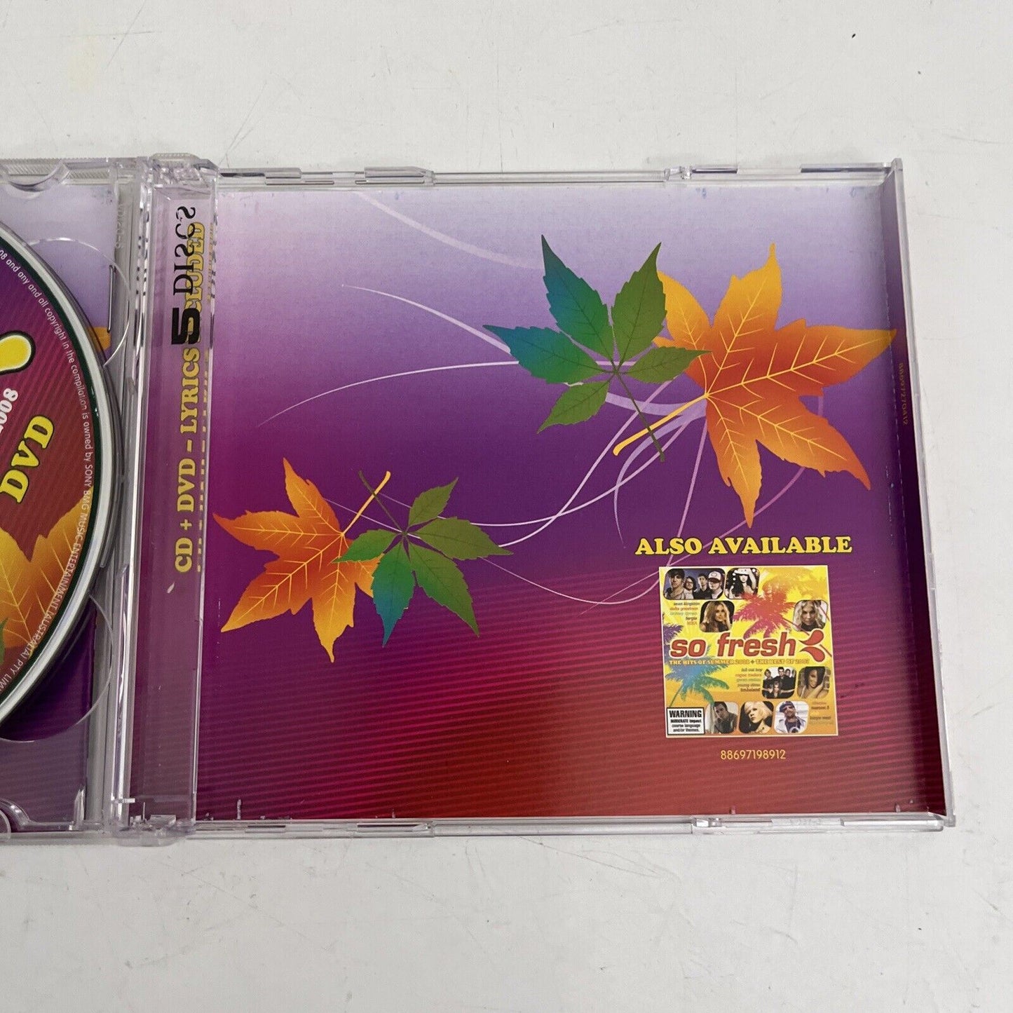 SO FRESH The Hits Of Autumn 2008 [Rihanna / Alicia Keys] CD + Bonus DVD