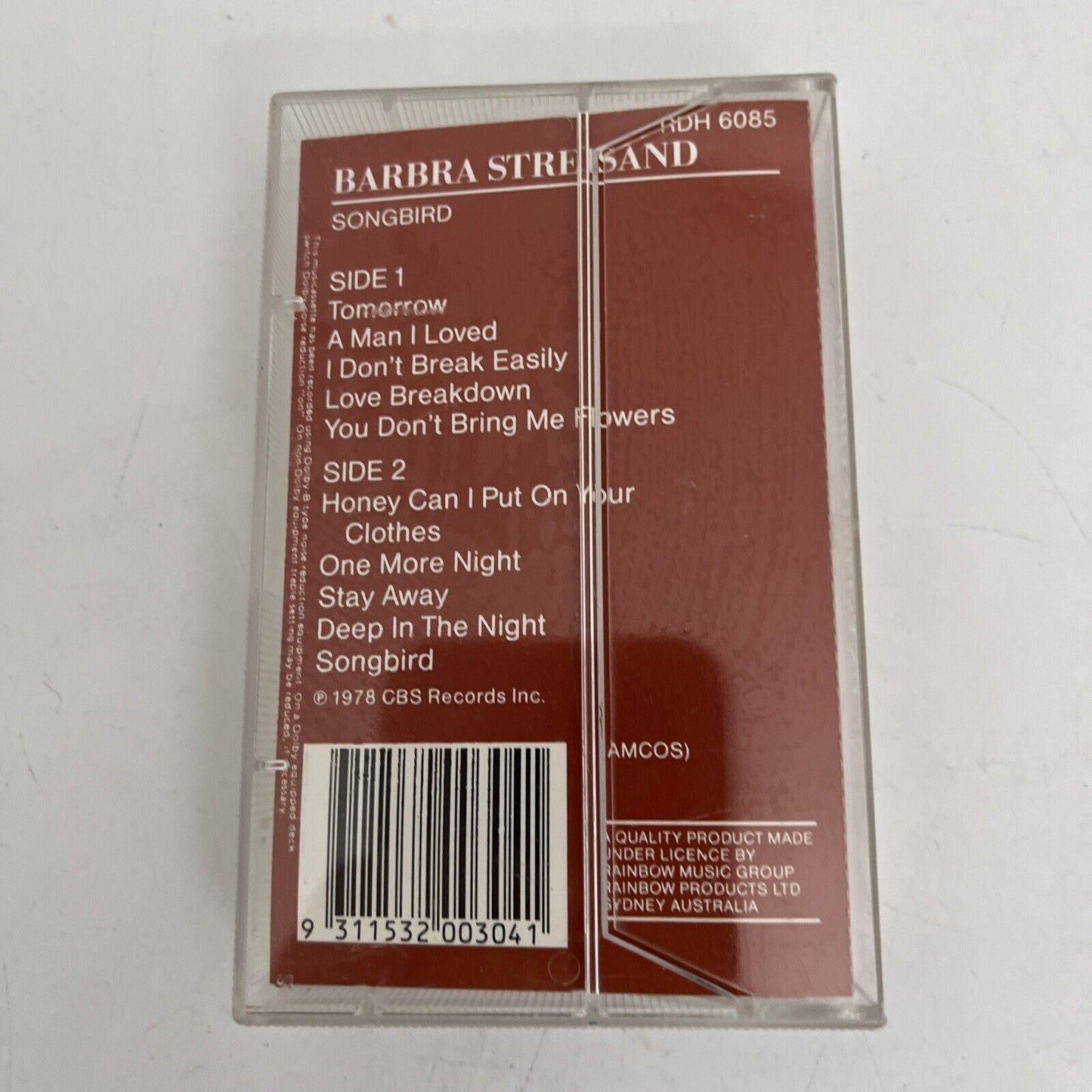 Barbra Streisand - Songbird (Cassette Tape, 1978)