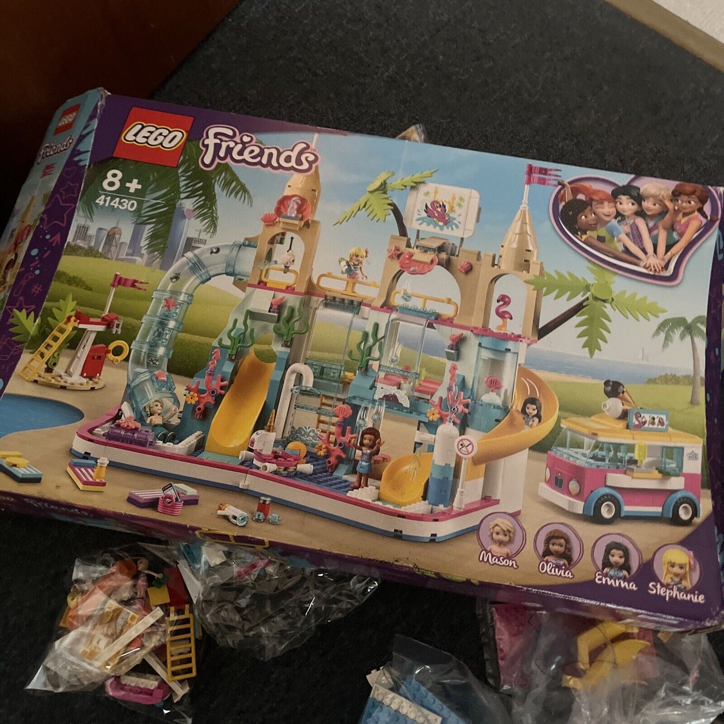 Lego Friends: Summer Fun Water Park Set (41430) *Incomplete/Uncounted*