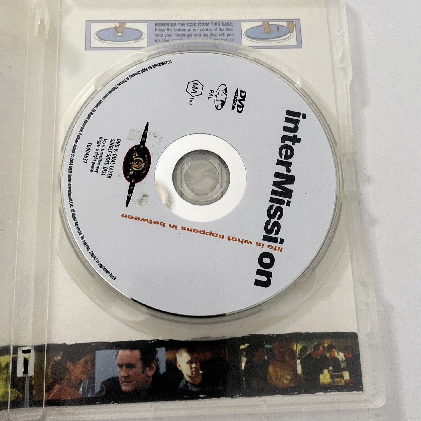 Intermission (DVD, 2003) Colin Farrell, Shirley Henderson, Region 4