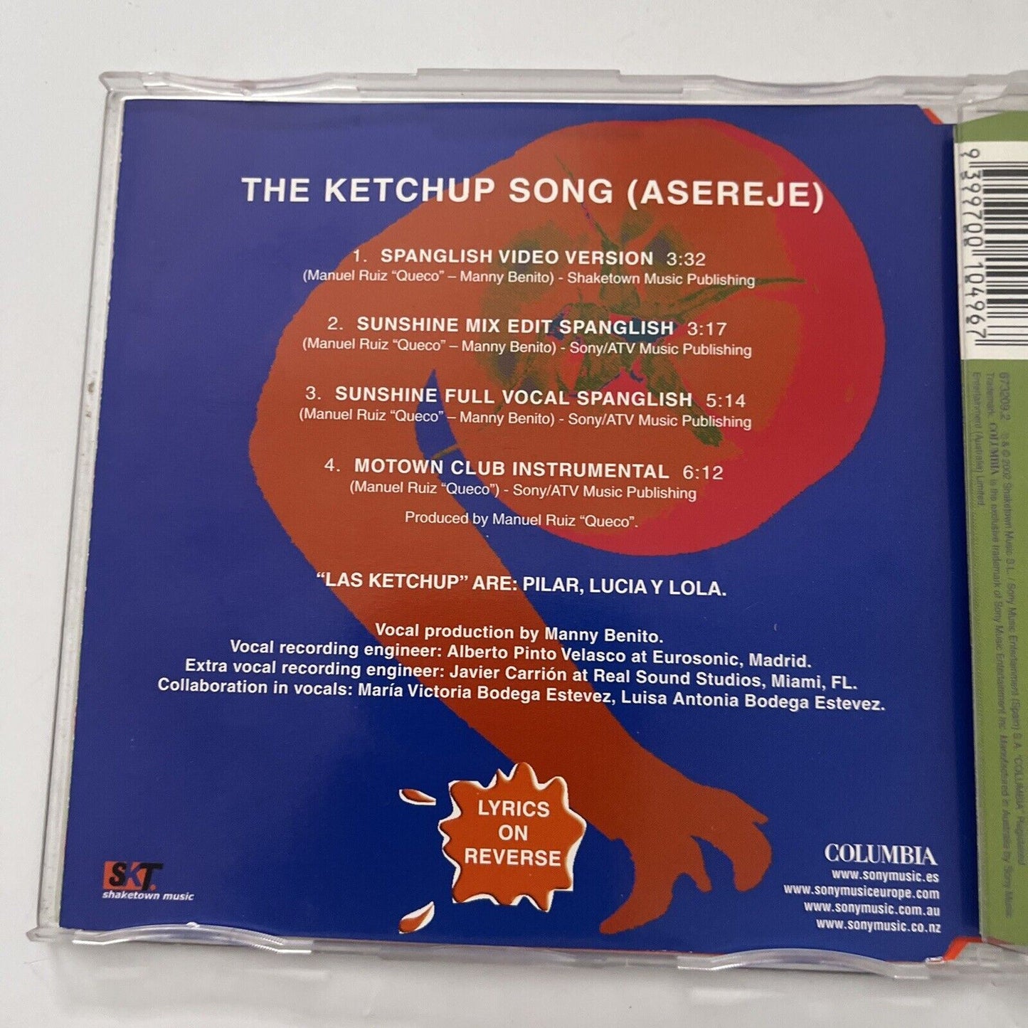 Las Ketchup – The Ketchup Song (Asereje) (CD, 2002)