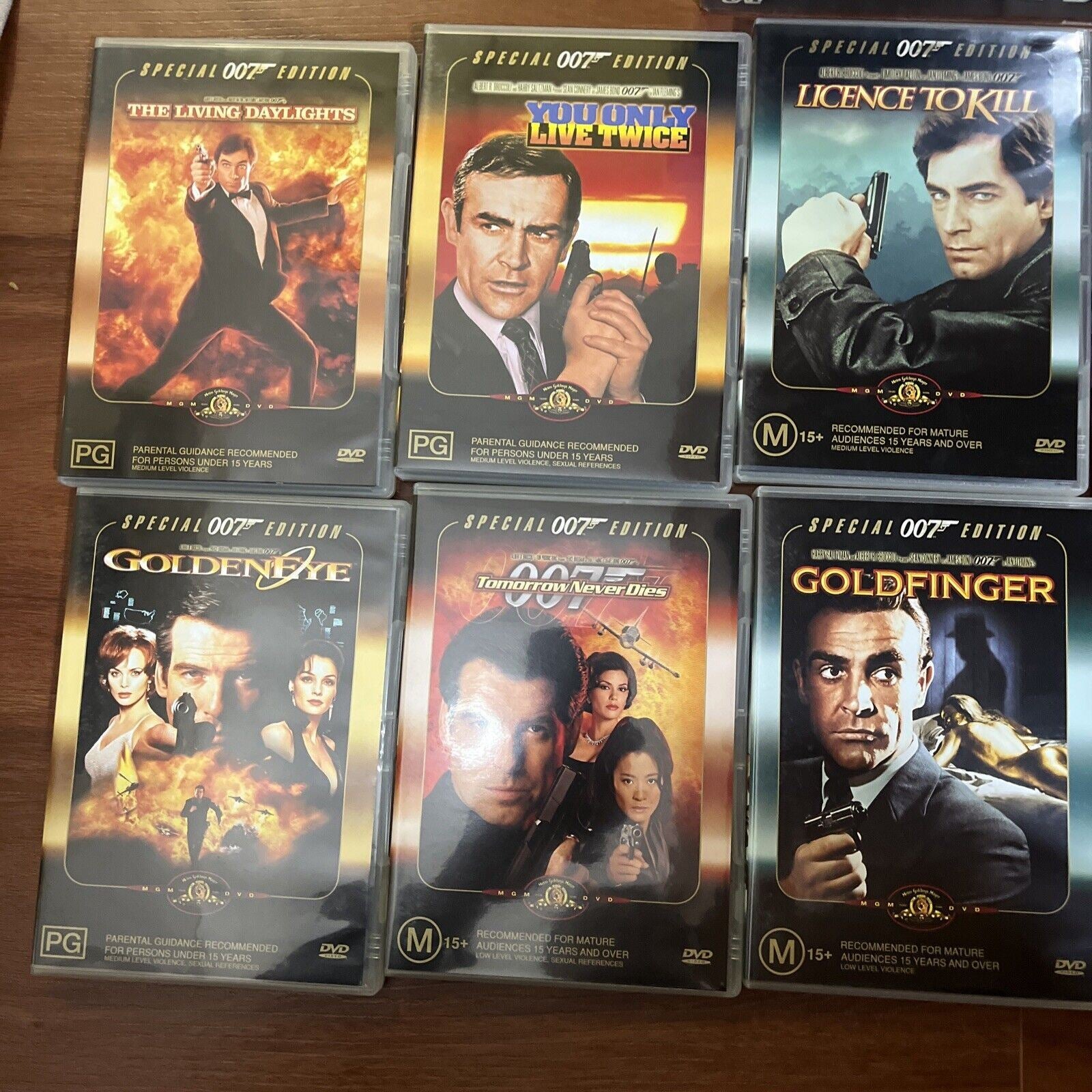 The James Bond Special Edition DVD Collection 19 Movies DVD 19