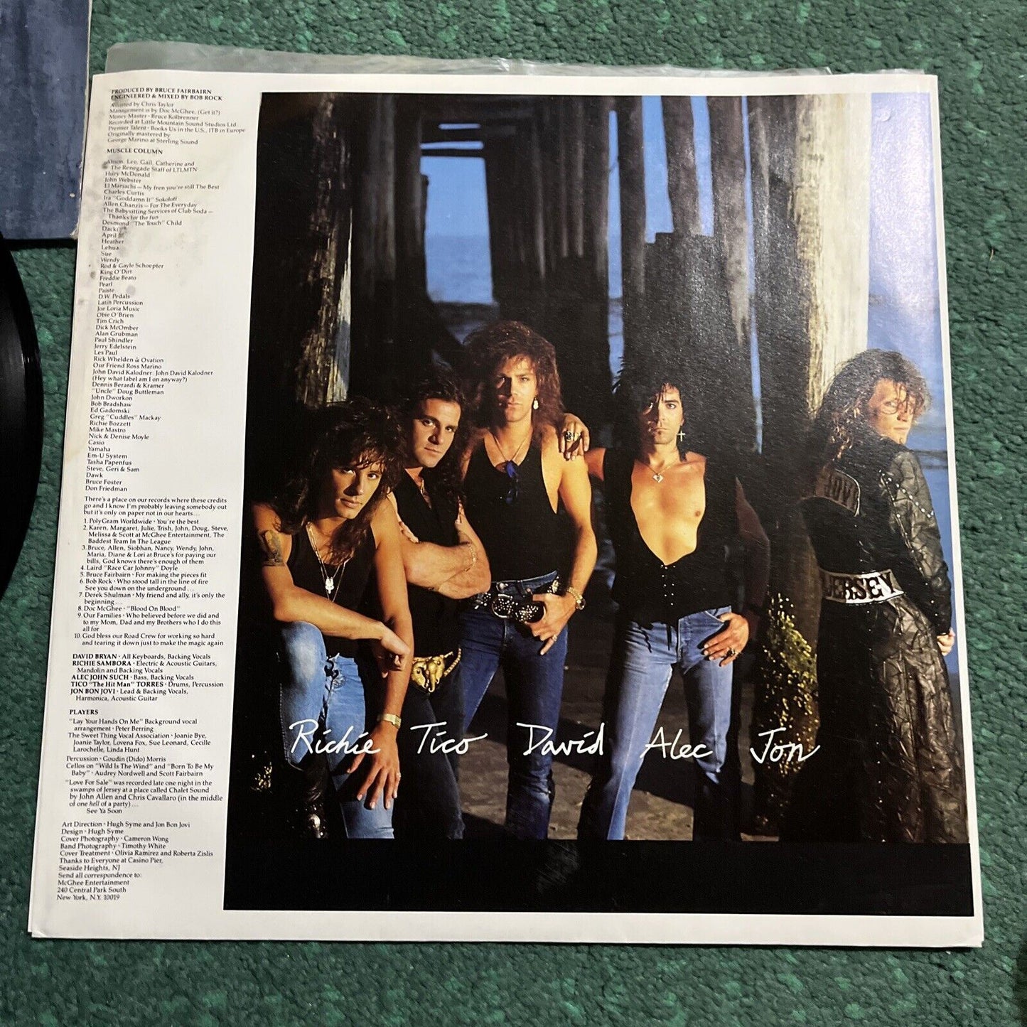 Bon Jovi - New Jersey (Vinyl, 1988) 836345-1