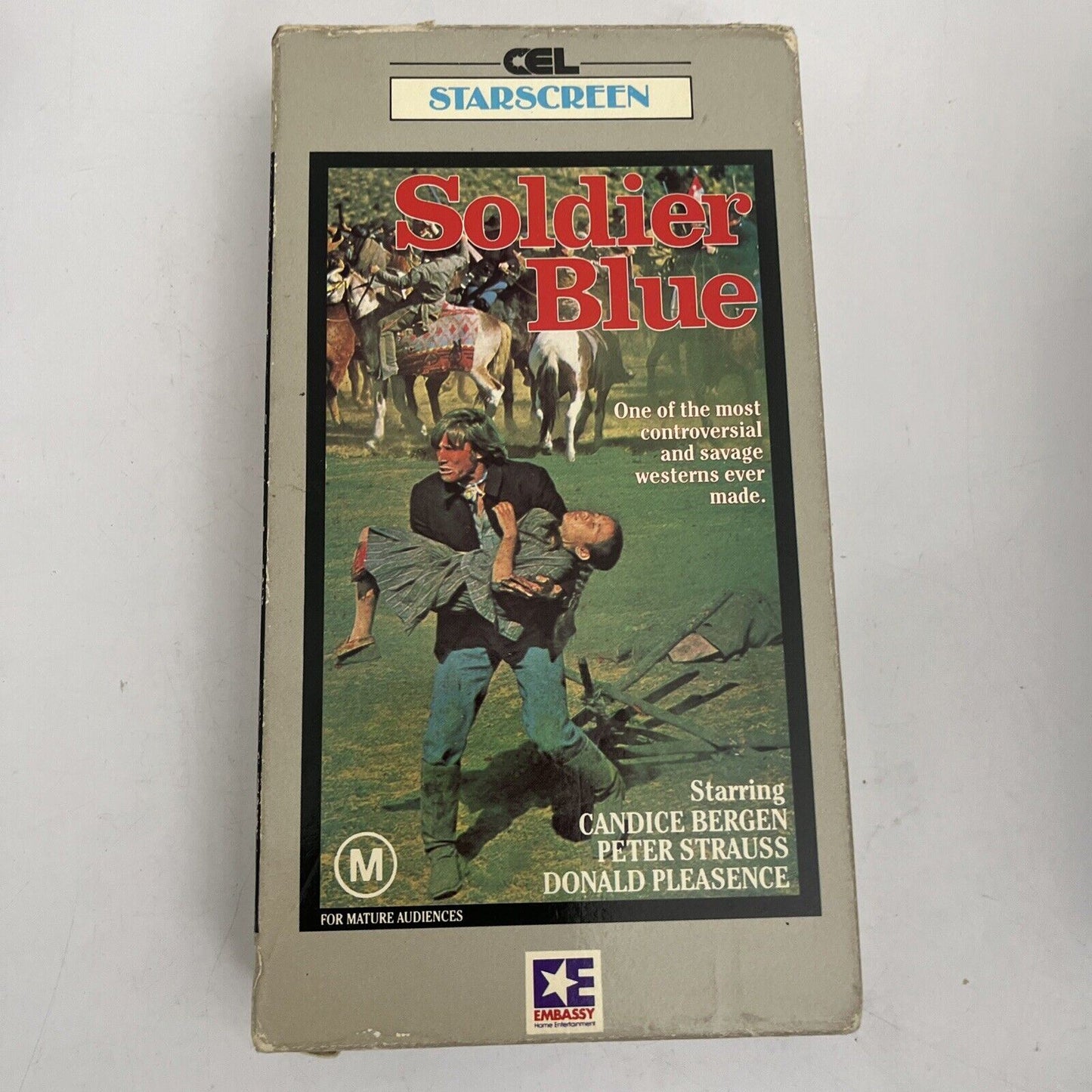 Soldier Blue (VHS, 1974) Candice Bergen, Peter Strauss PAL