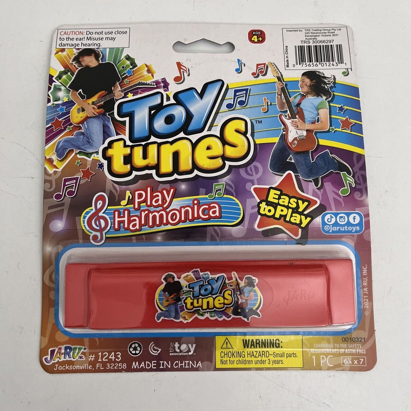 Toy Tunes Play Harmonica - Easy to Play