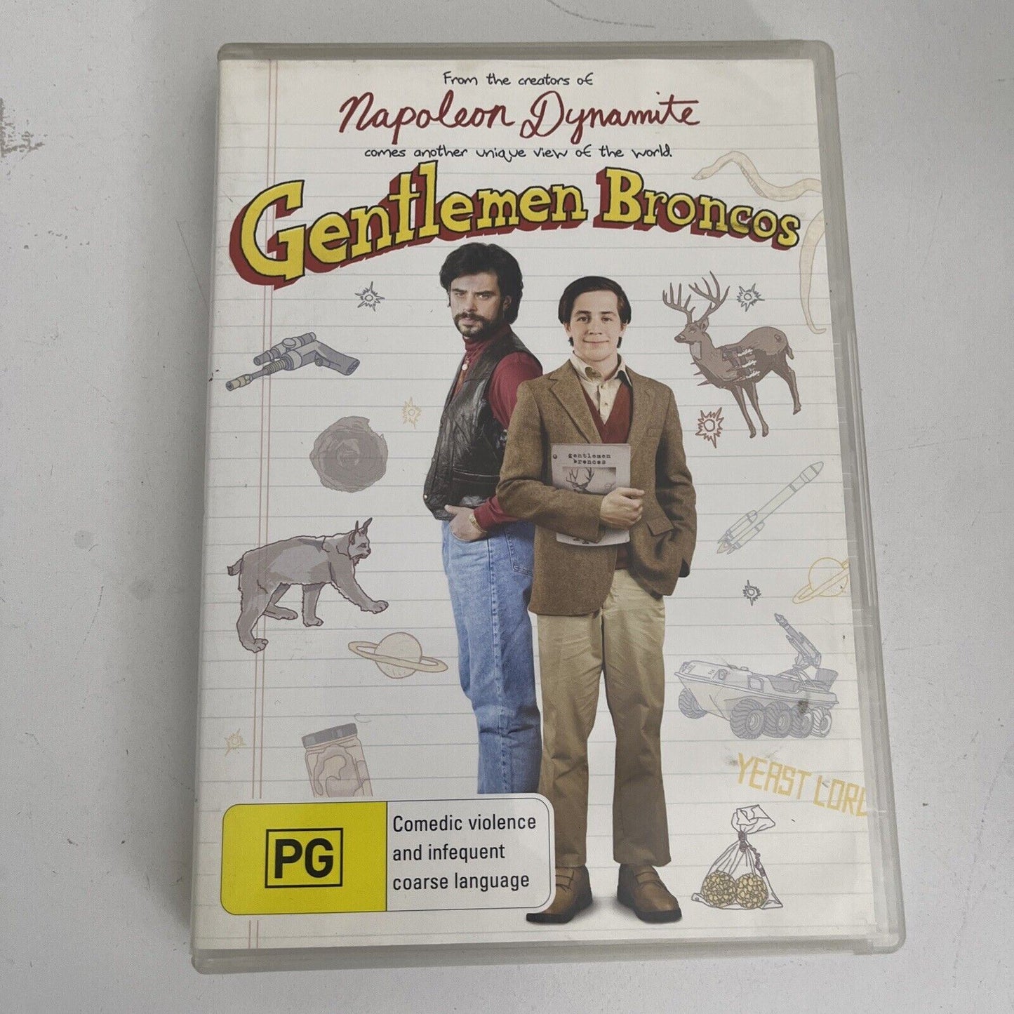 Gentlemen Broncos (DVD, 2009) Michael Angarano, Jennifer Coolidge, Region 4