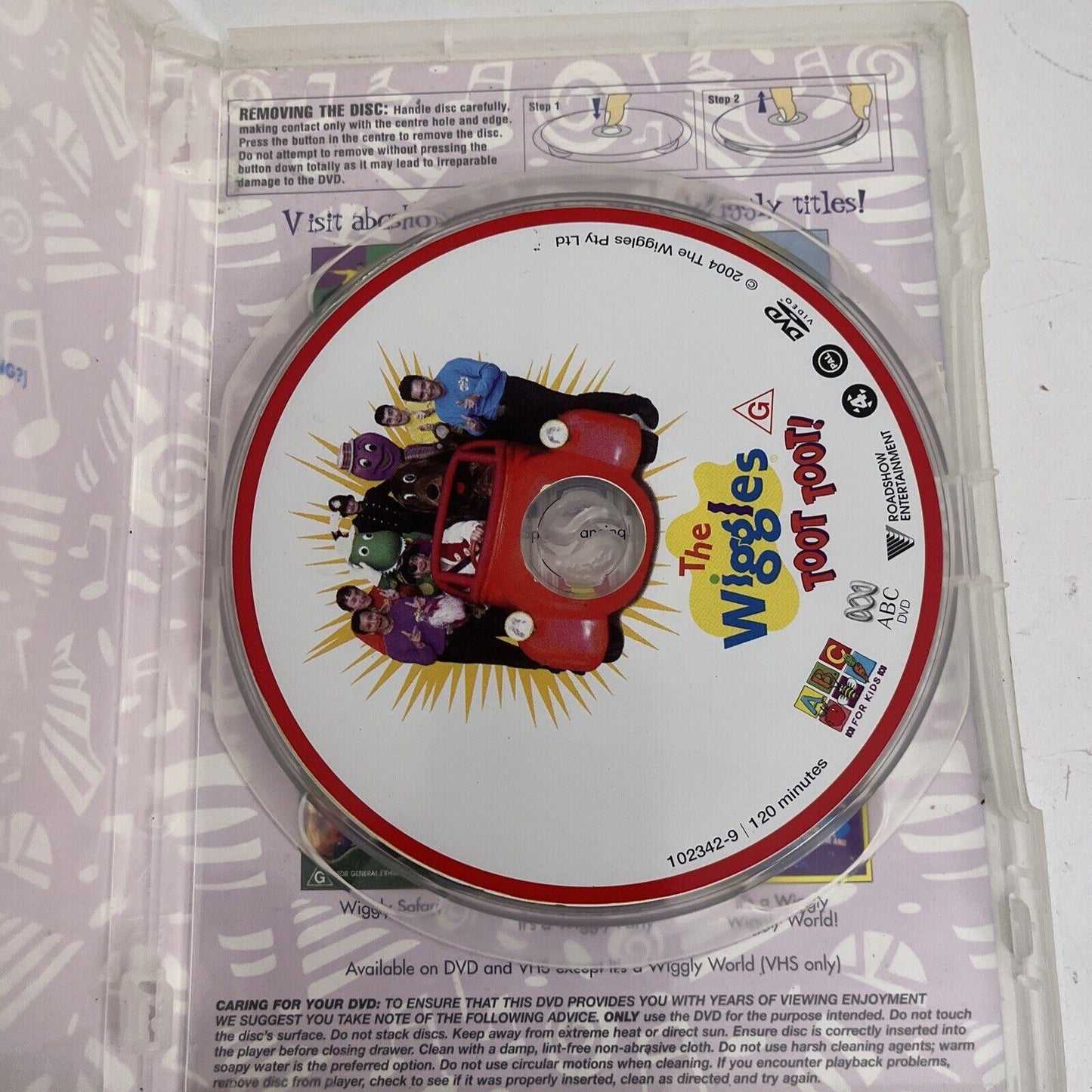 The Wiggles - Toot Toot (DVD, 1999) Region 4