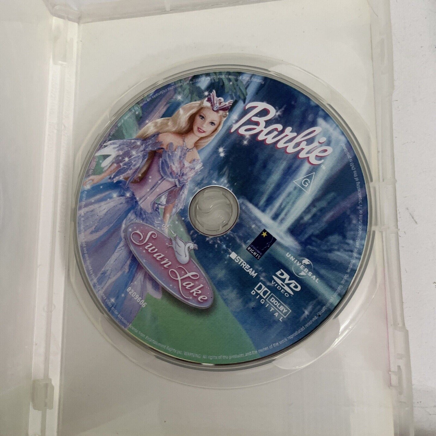 3x Barbie DVD: Starlight Adventure, Swan Lake, Mariposa. Region 4