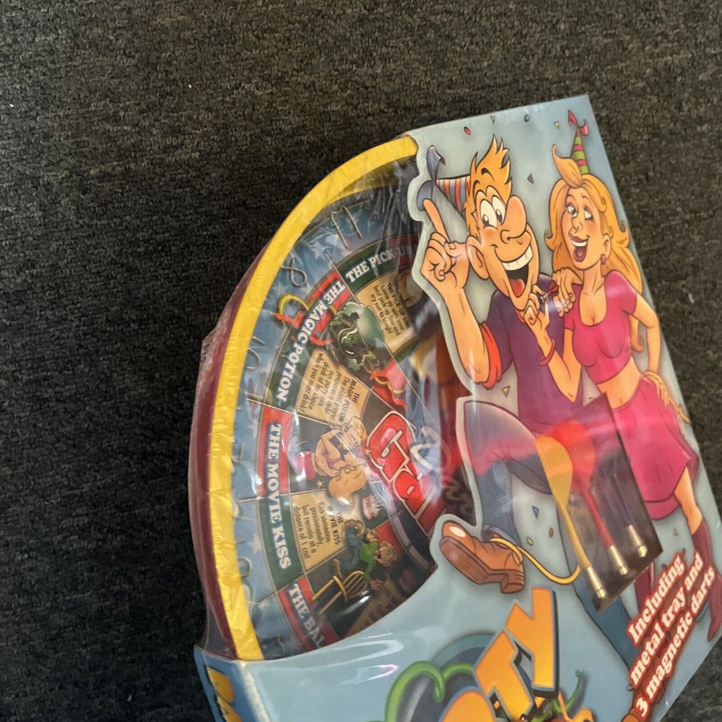 *New Sealed* Party Dart Game - Including Metal Tray & 3 Magnetic Darts