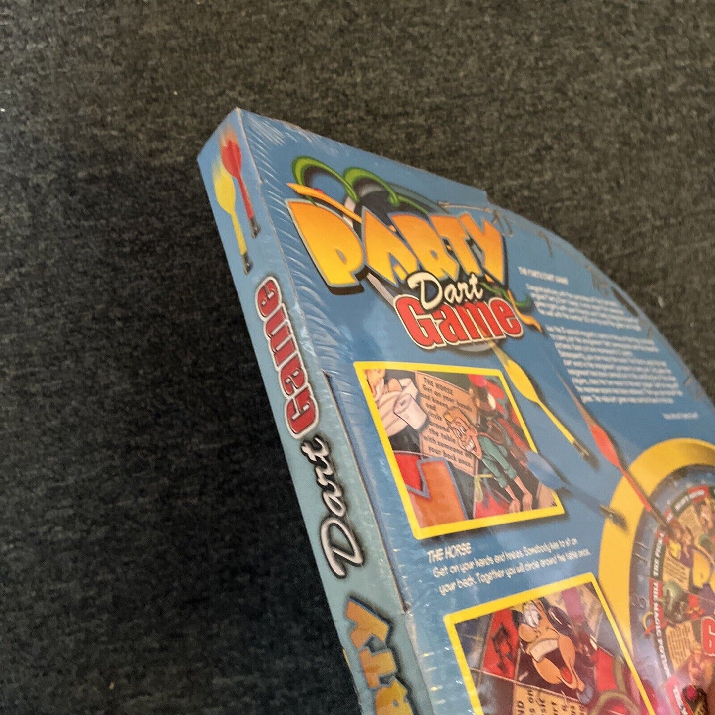 *New Sealed* Party Dart Game - Including Metal Tray & 3 Magnetic Darts