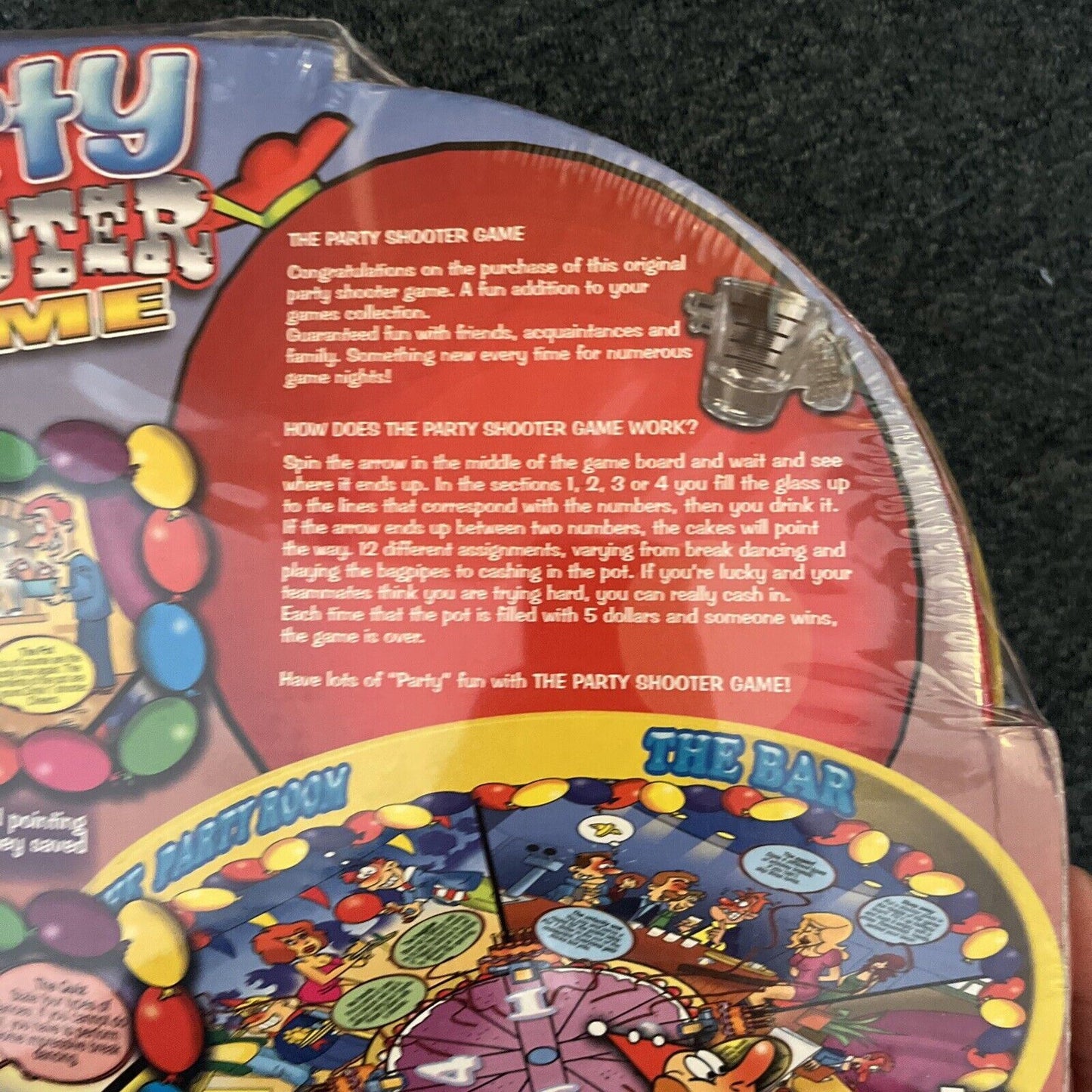 *New* Party Shooter Game Drinking Game Includes Metal Tray & Shooter Glasses