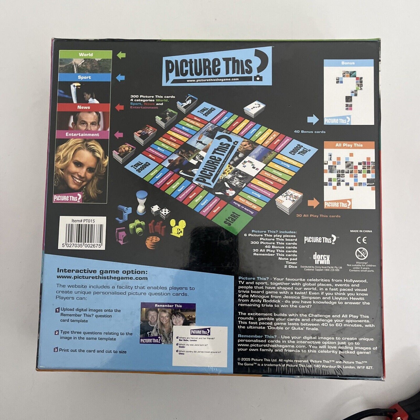 *New Sealed* Picture This The Visionary New Board Game (2005)