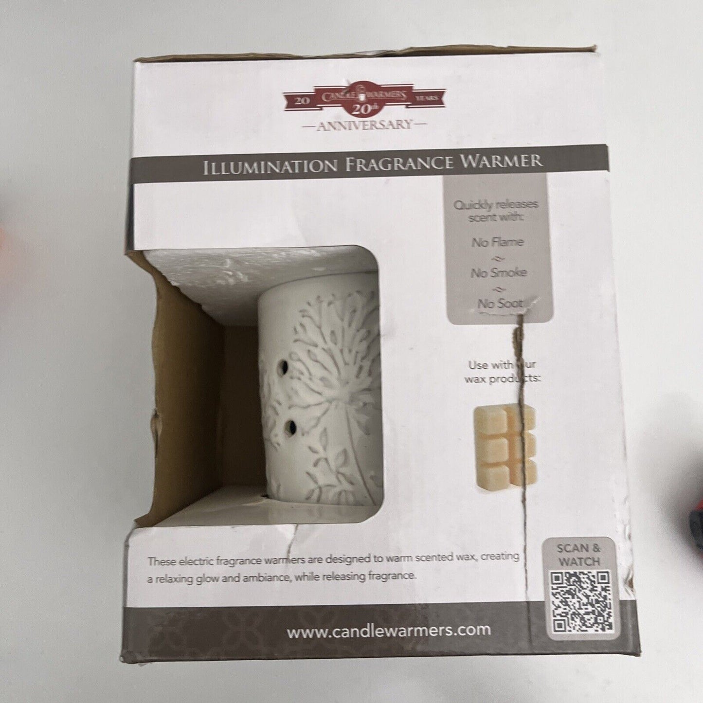 *New* Candle Warmers Illumination Fragrance Warmer - African Kilt Rwafr
