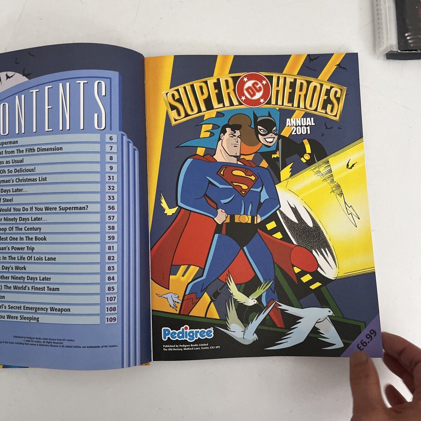 DC Super Heroes Annual: 2001 by Pedigree Books Ltd (Hardback, 2000)