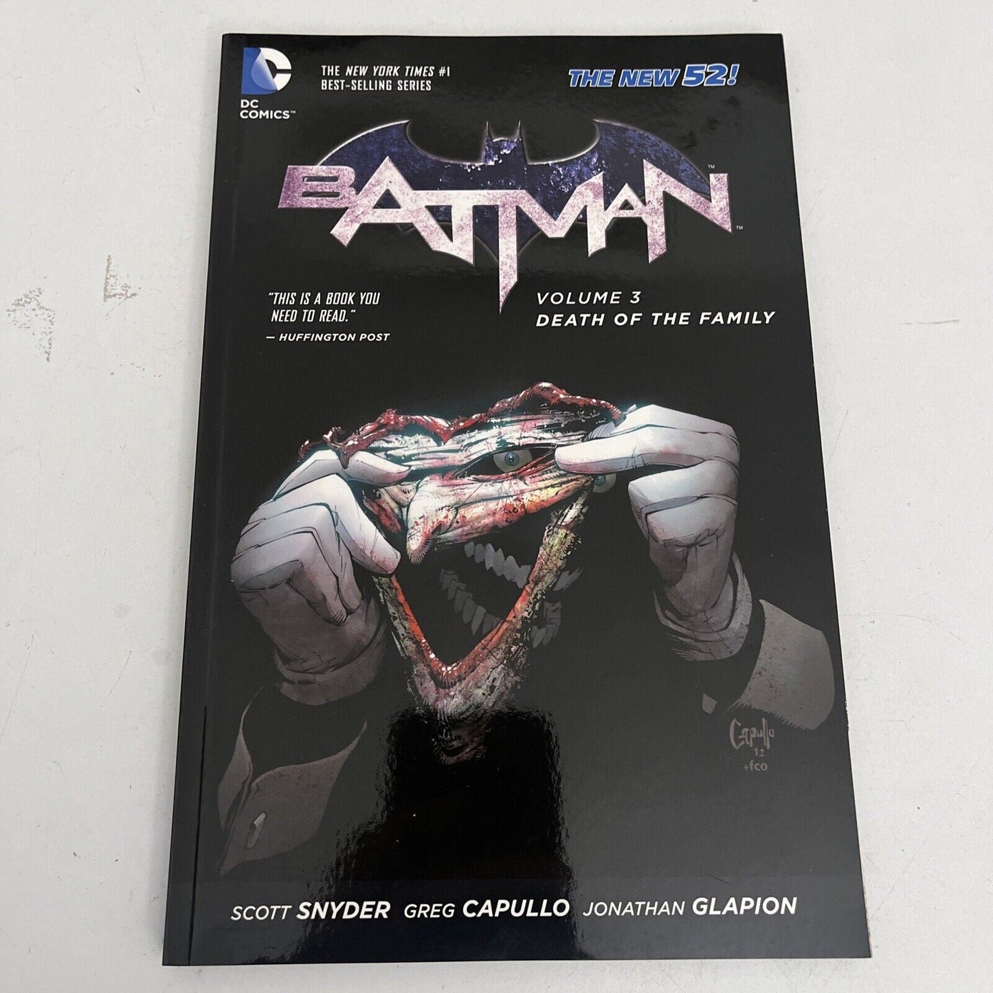 Batman Vol. 3: Death of the Family (The New 52) by Scott Snyder (Paperback,...