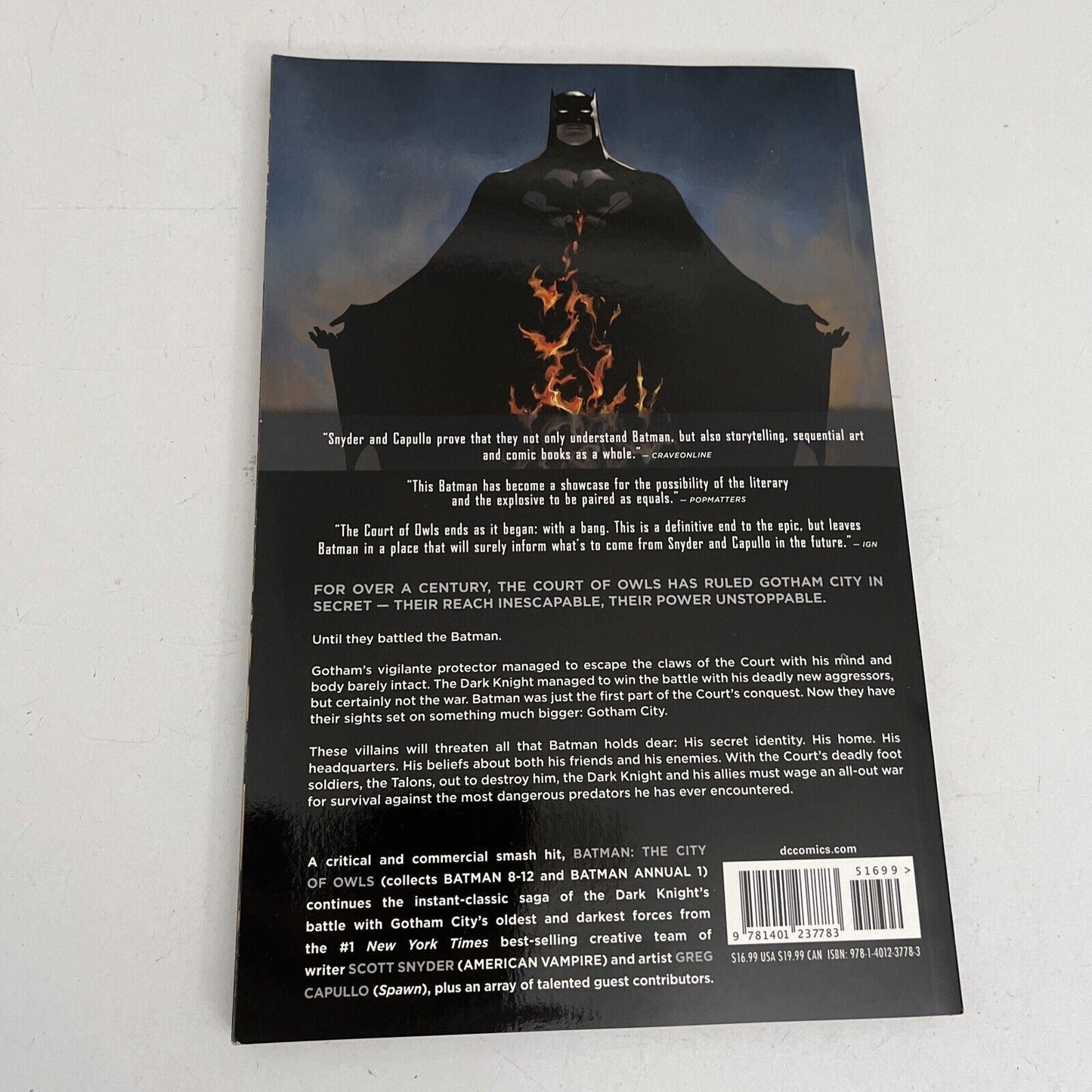 Batman Vol. 2: The City of Owls (The New 52) by Scott Snyder (Paperback, 2013)