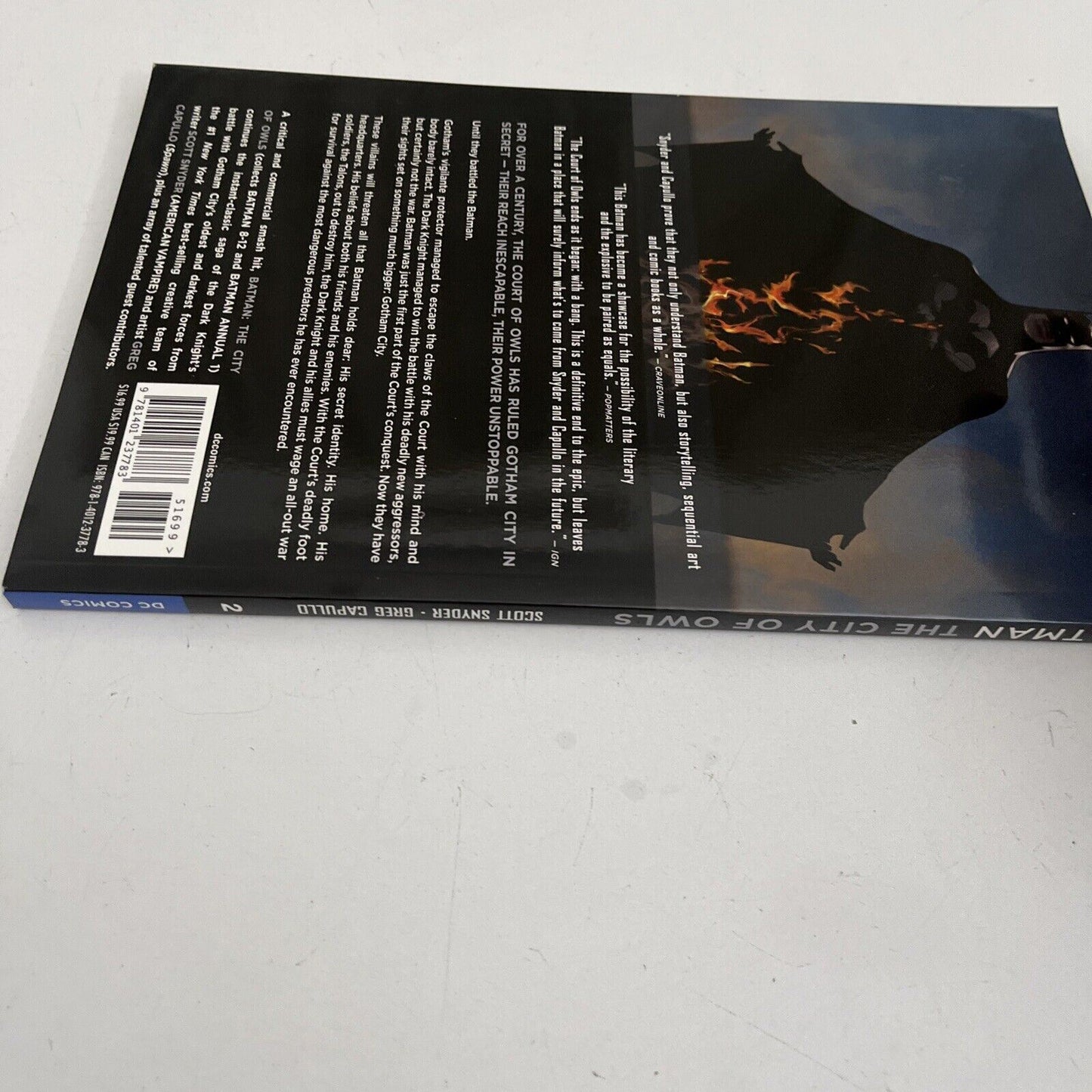 Batman Vol. 2: The City of Owls (The New 52) by Scott Snyder (Paperback, 2013)