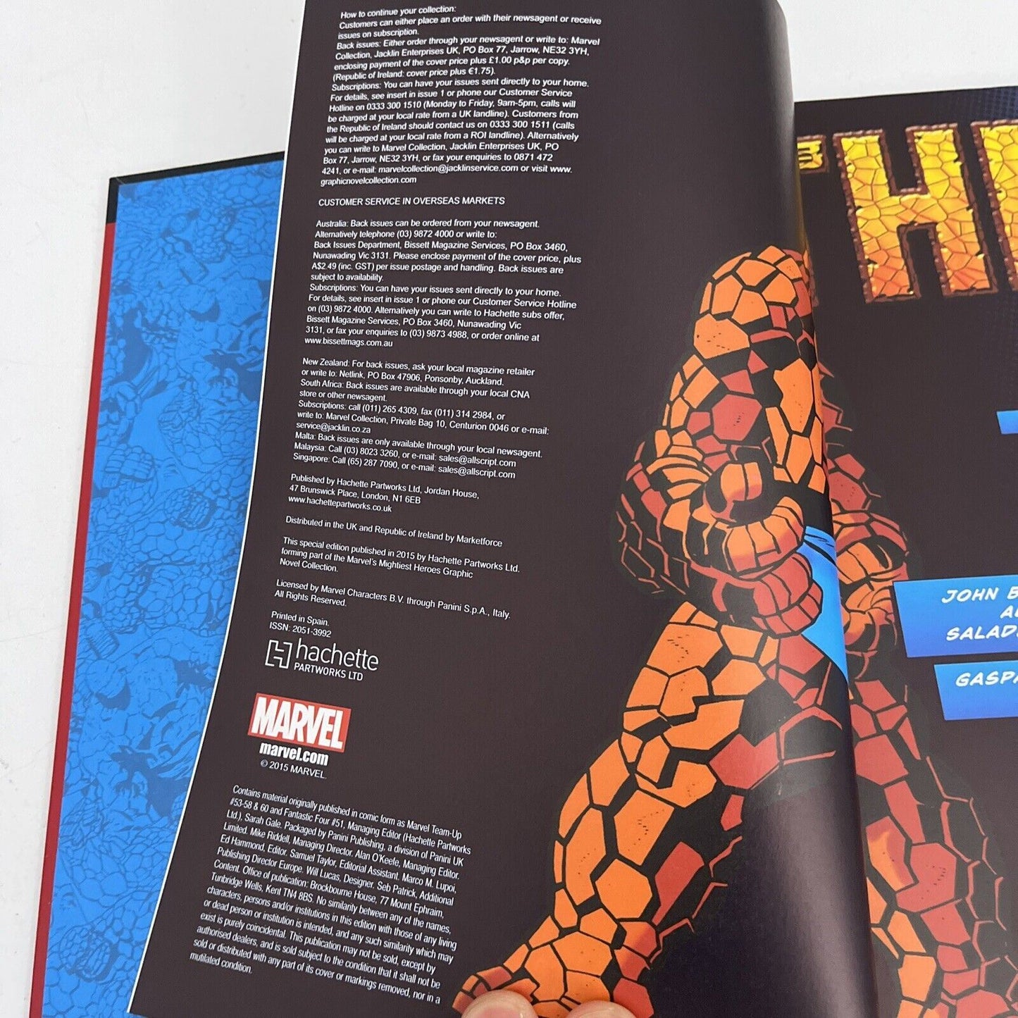 Marvel's Mightiest Heroes - The Thing Hardcover No 4
