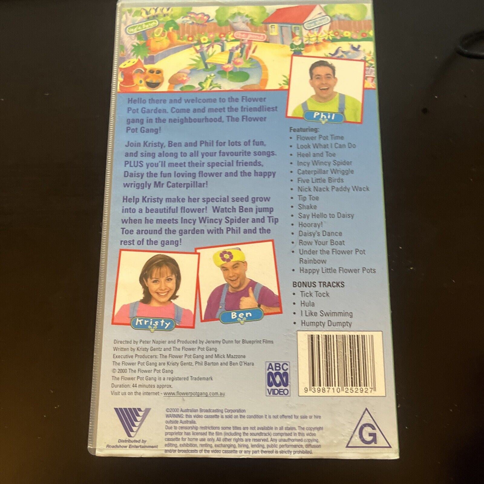 The Flower Pot Gang - Under The Flower Pot Rainbow (VHS, 2000) PAL ...