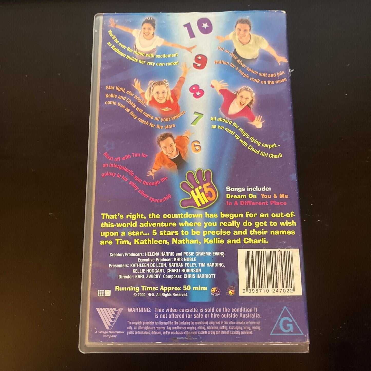 Hi-5 Star Dreaming (VHS, 2000) PAL