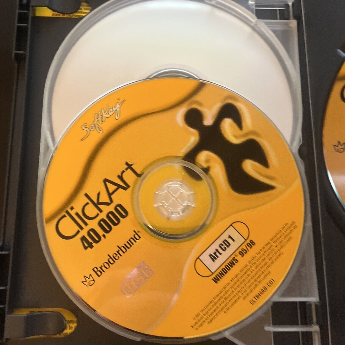 ClickArt 40,000 PC CDROM 3-Disc Windows 95/98