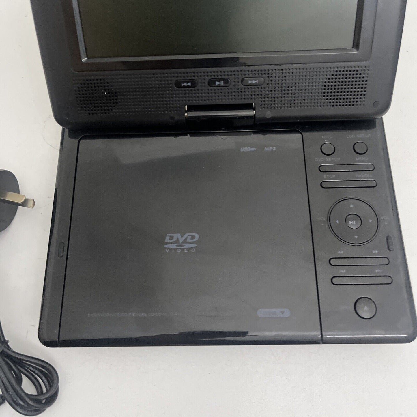 Audiosonic Portable DVD Player PD-730B 7" Multi Region Player