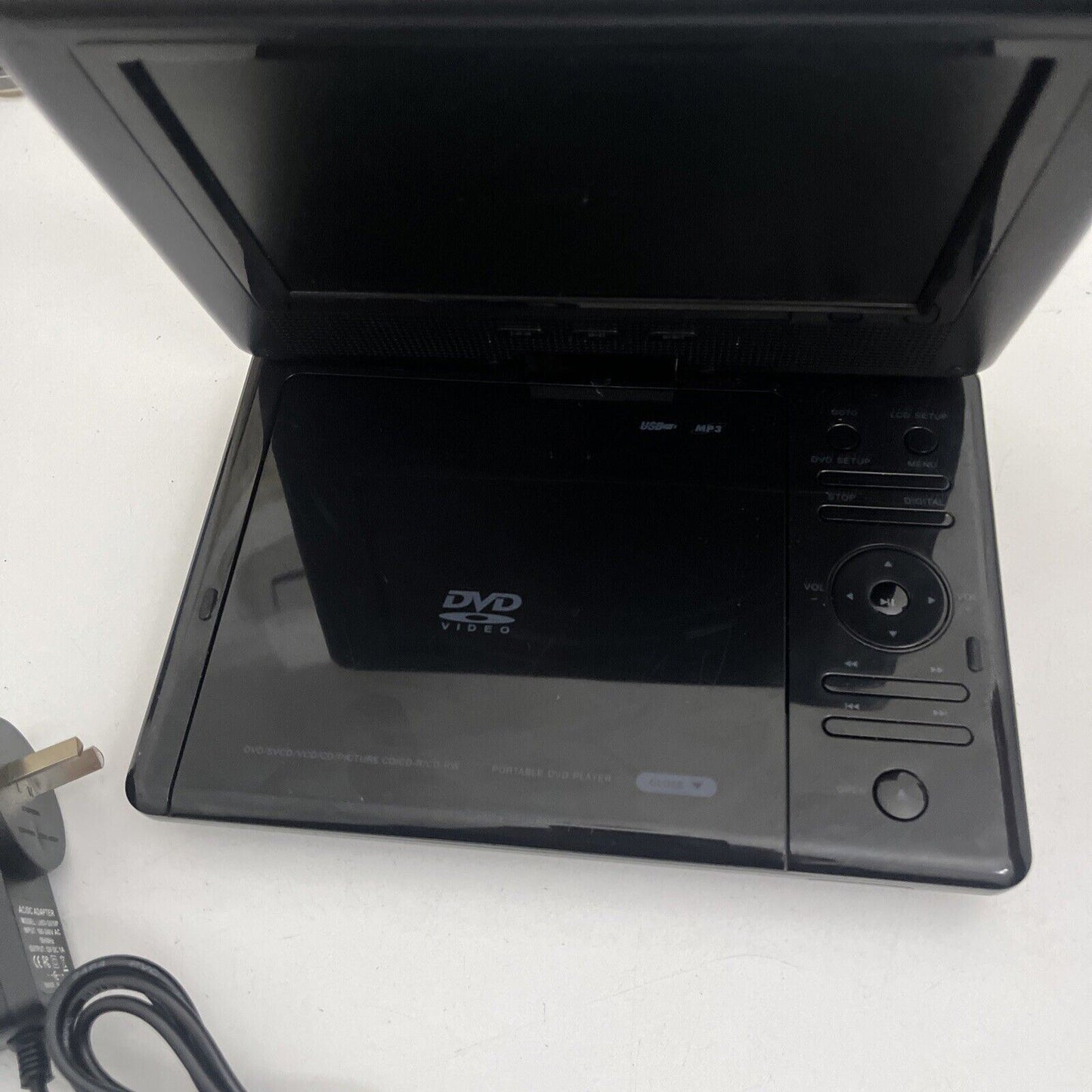 Audiosonic Portable DVD Player PD-730B 7" Multi Region Player