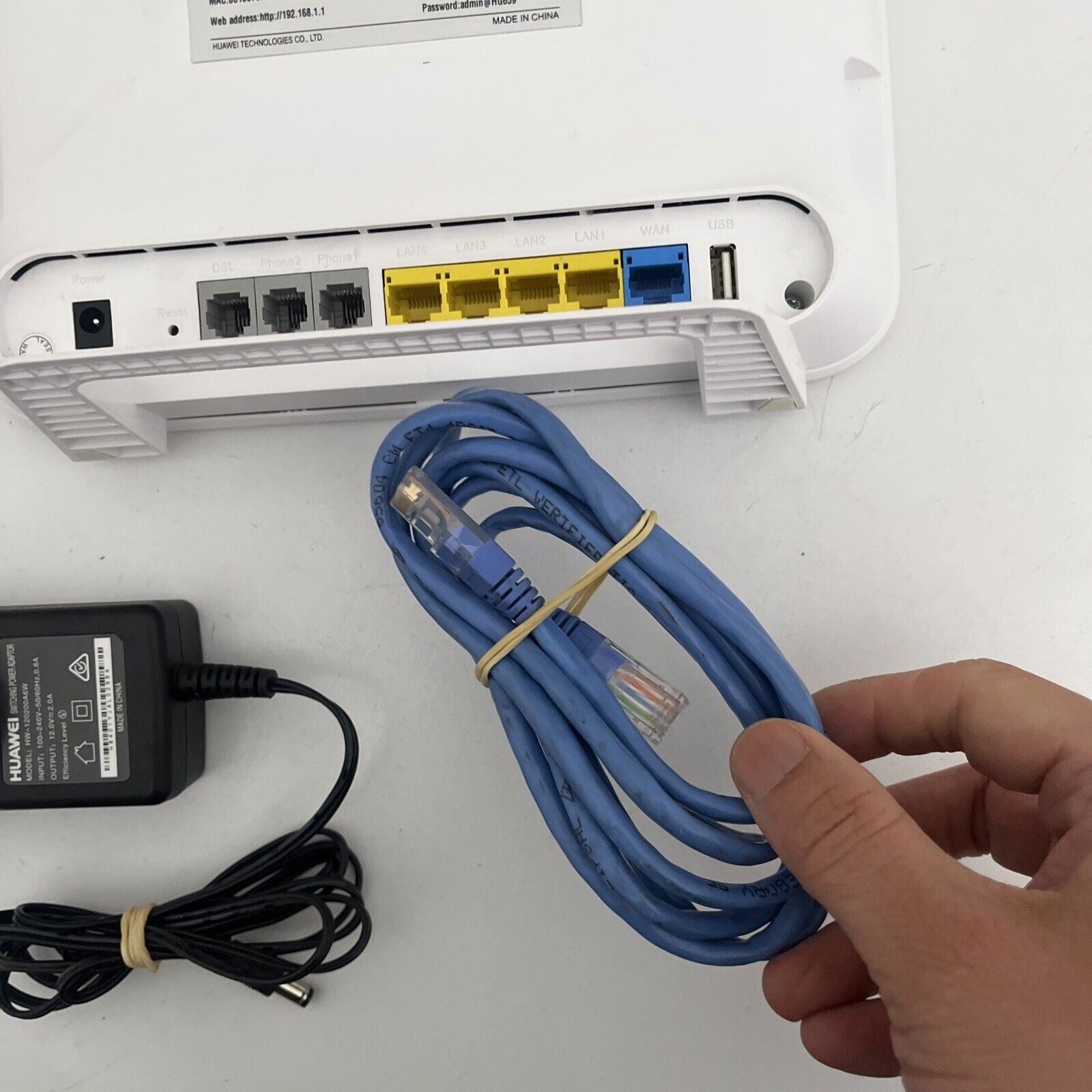 Dodo Home Gateway VoIP Wireless Modem Router Huawei HG659 – Retro Unit