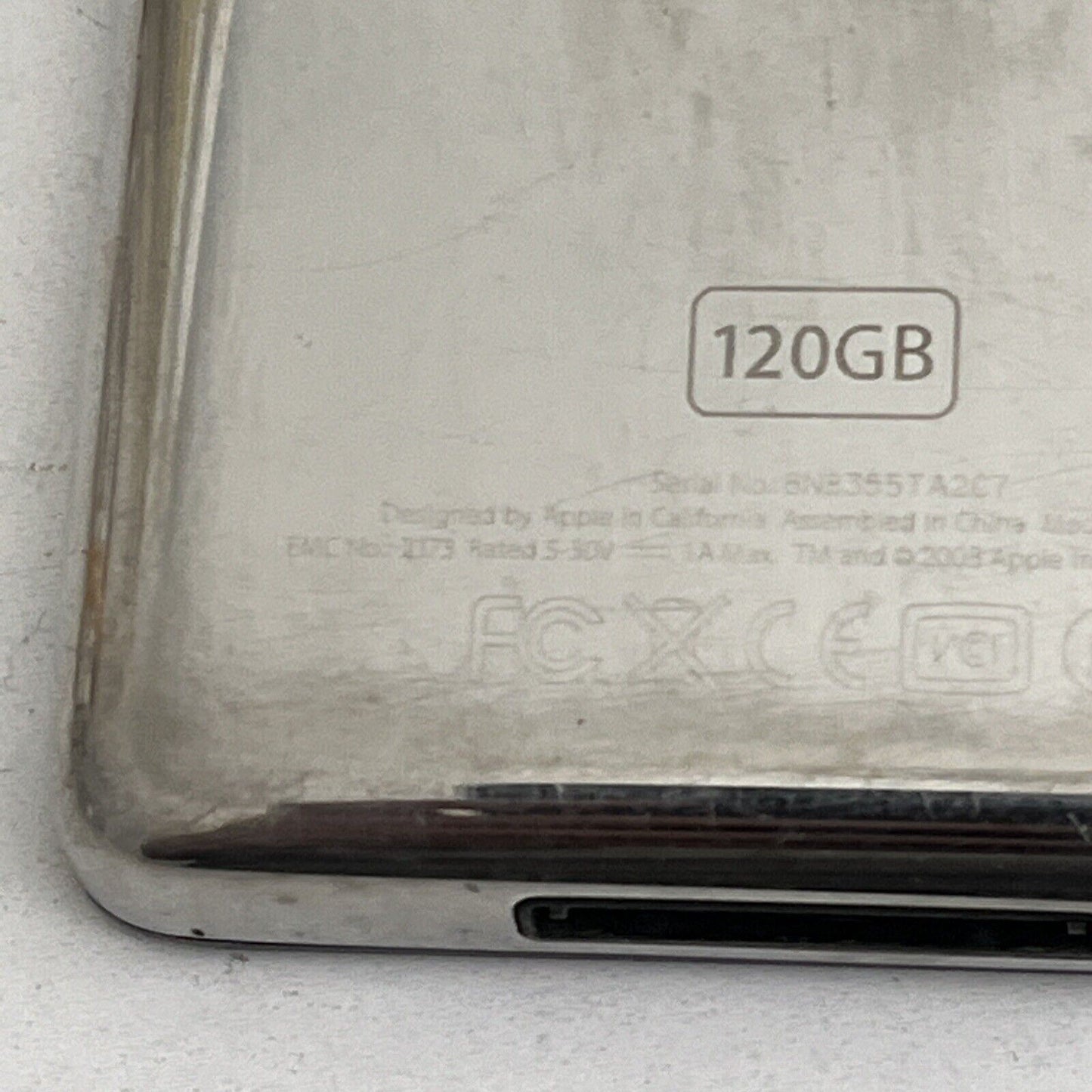 iPod Classic 120GB Black A1238 EMC 2173 7th Generation