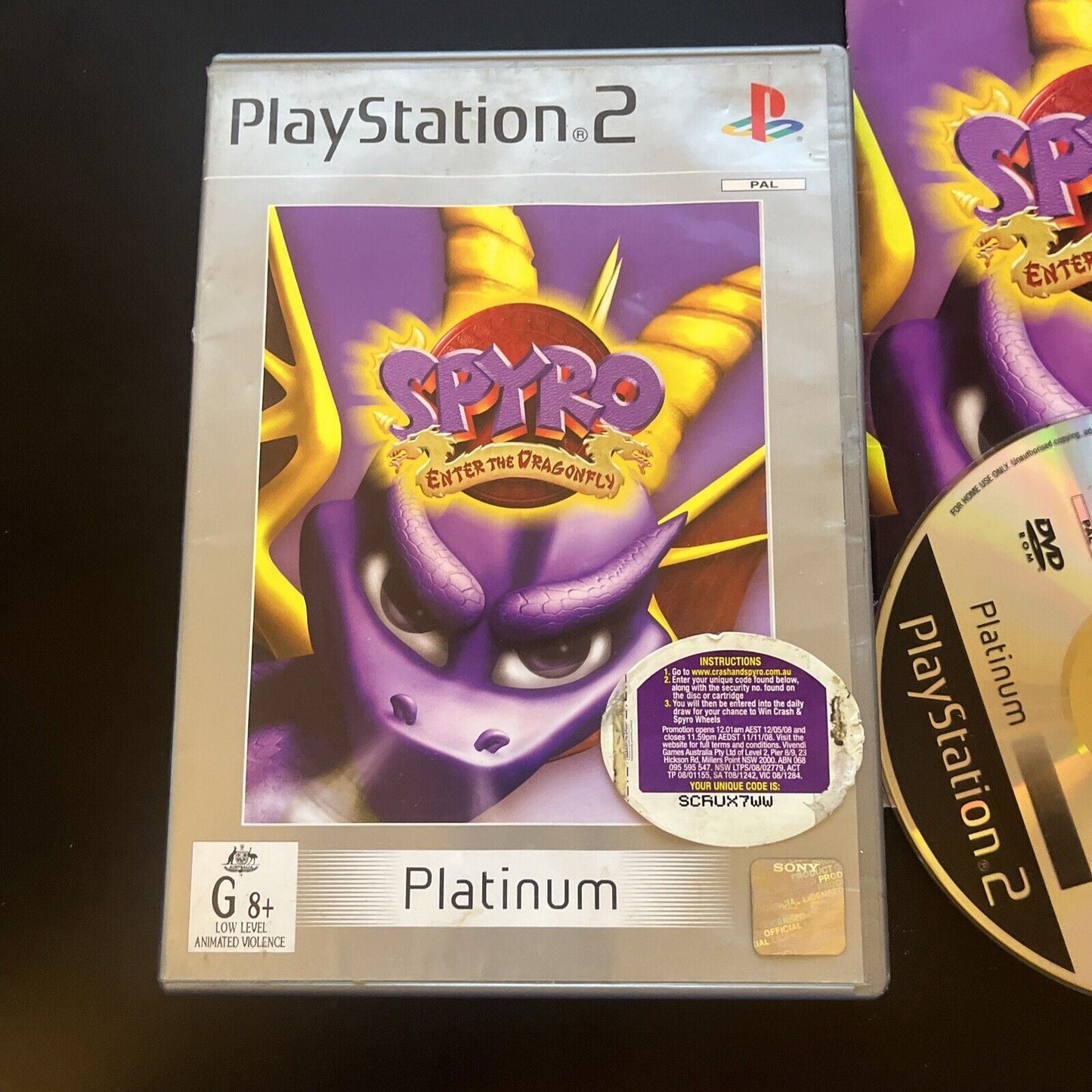 Spyro Enter the Dragonfly Sony Playstation 2 (PS2) Complete with Manual PAL Game