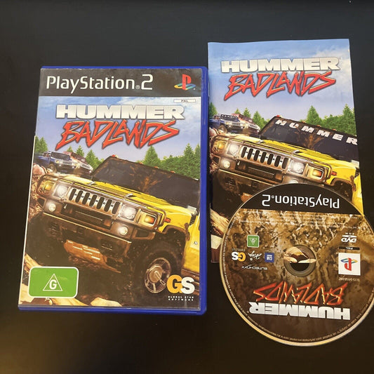 Hummer Badlands - PS2 PAL With Manual