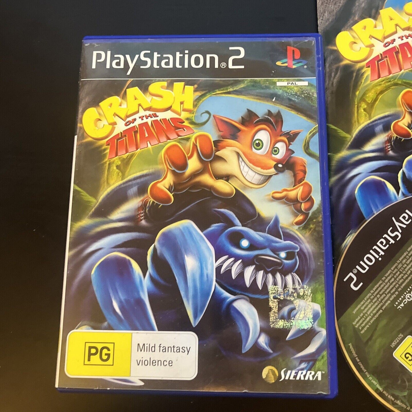 Crash of the Titans Playstation 2 Sony PS2 Game Complete With Manual PAL SIERRA