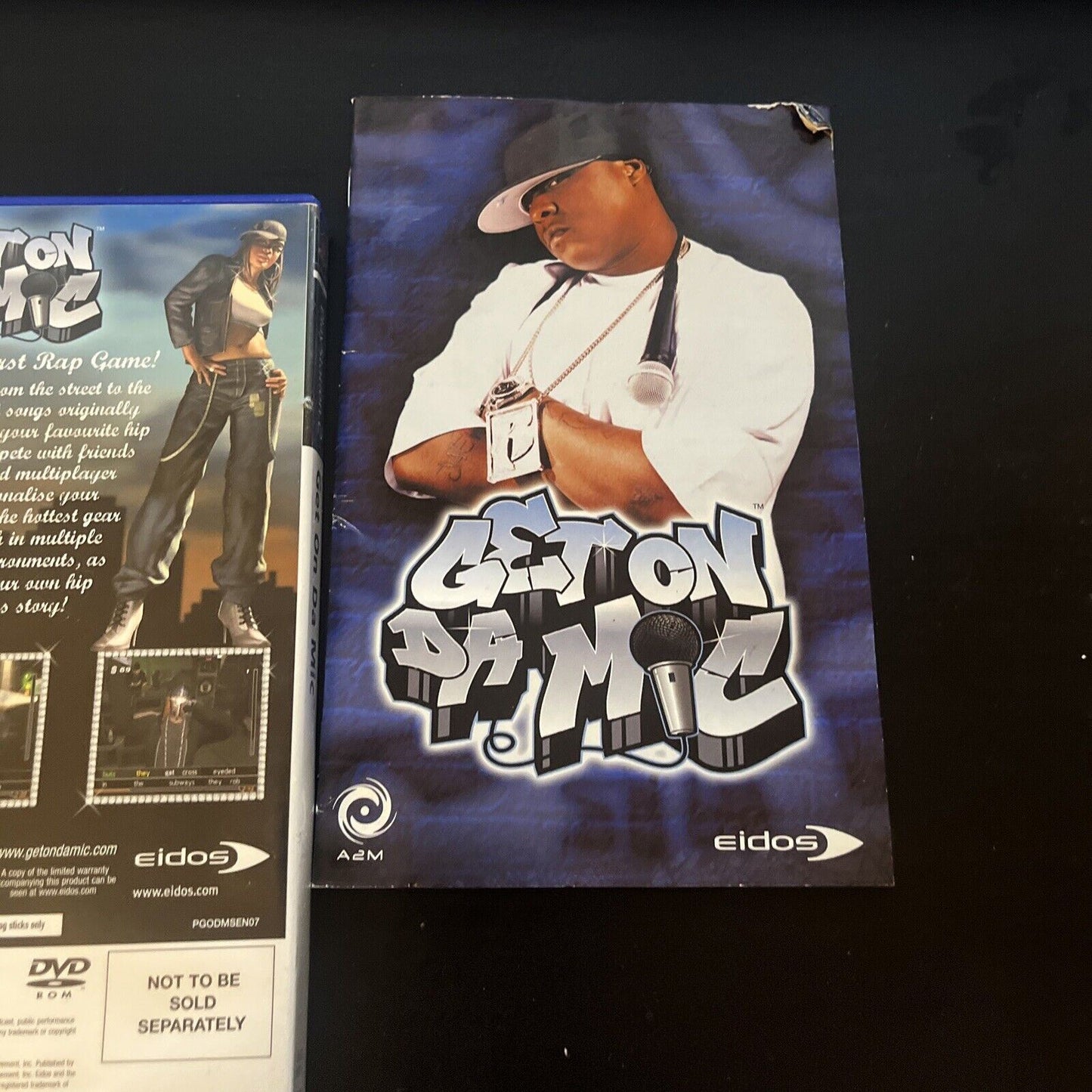 Get On Da Mic PlayStation 2 PS2 with Manual PAL