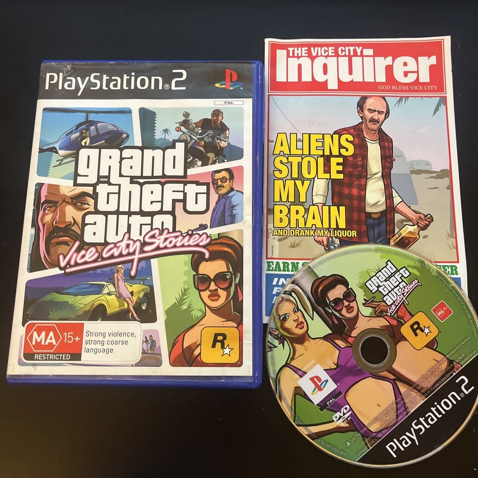Match Vice Grand Theft Auto Vice City Stories Sony Playstation 2 Game Grand Theft