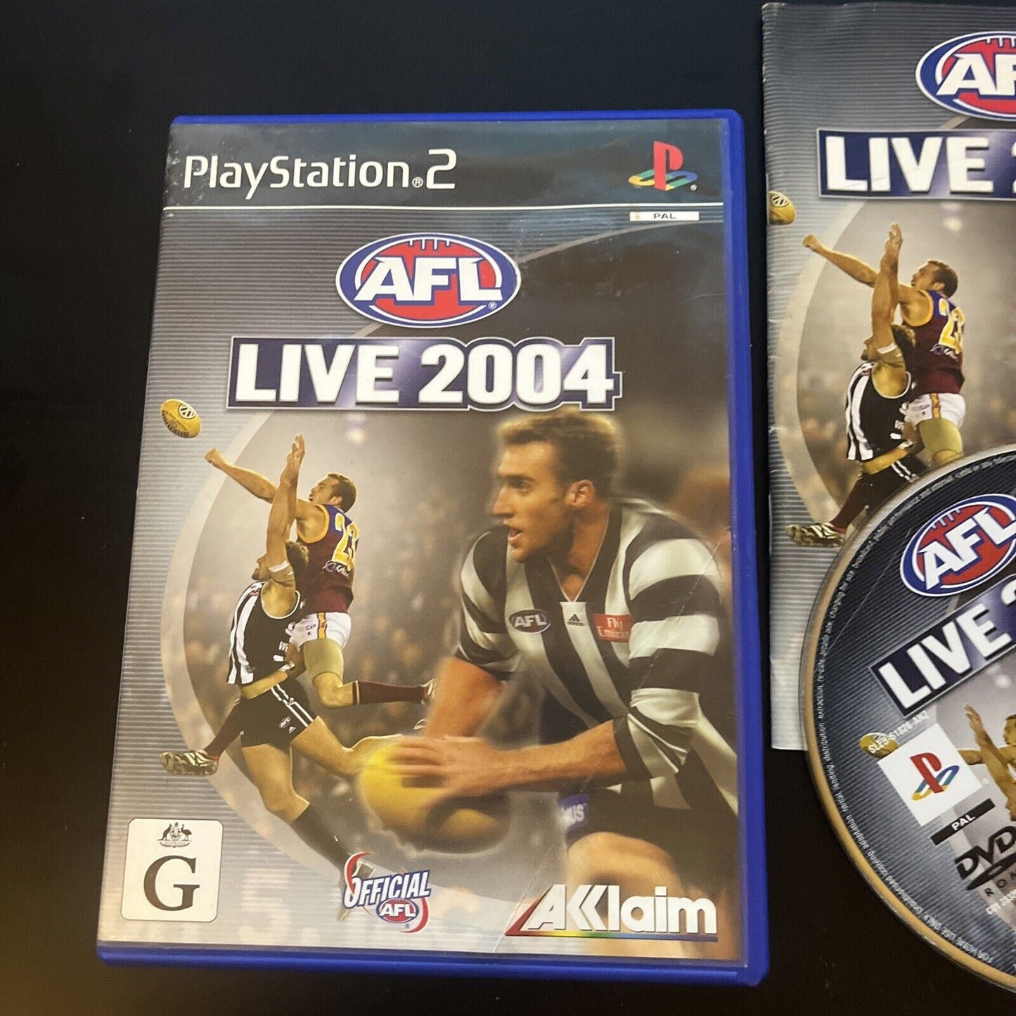 AFL LIVE 2004 - Sony PlayStation 2 ps2 Game With Manual PAL