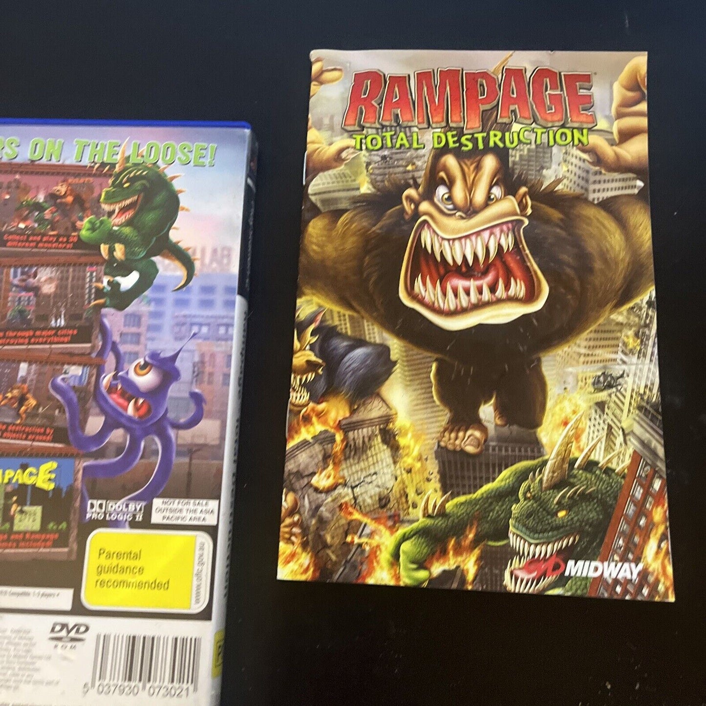 Rampage: Total Destruction (Sony Playstation 2) (PS2, 2006, PAL) With Manual