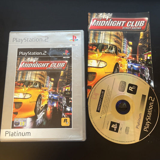 Midnight Club Street Racing - Platinum (PlayStation 2 PS2) PAL With Manual