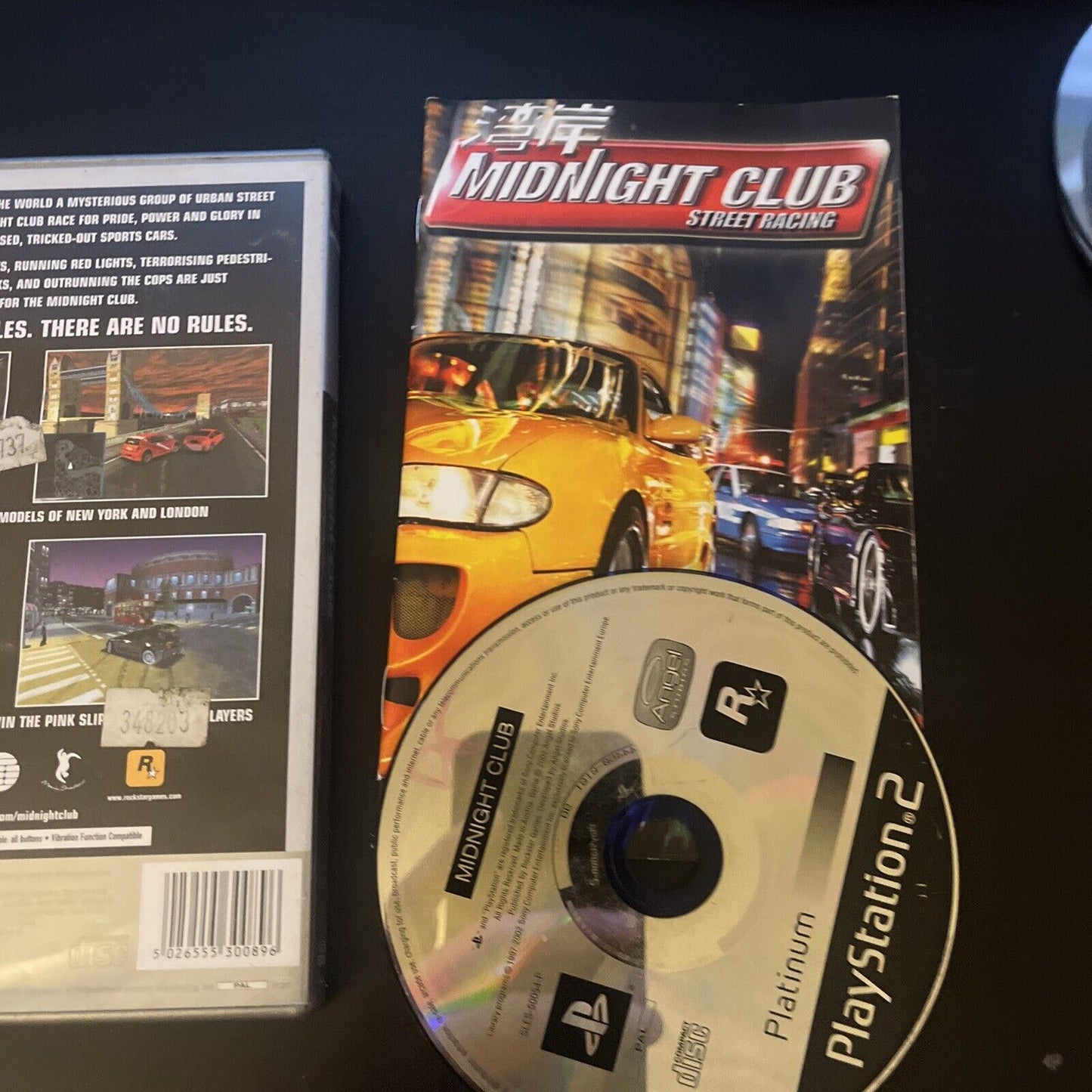 Midnight Club Street Racing - Platinum (PlayStation 2 PS2) PAL With Manual