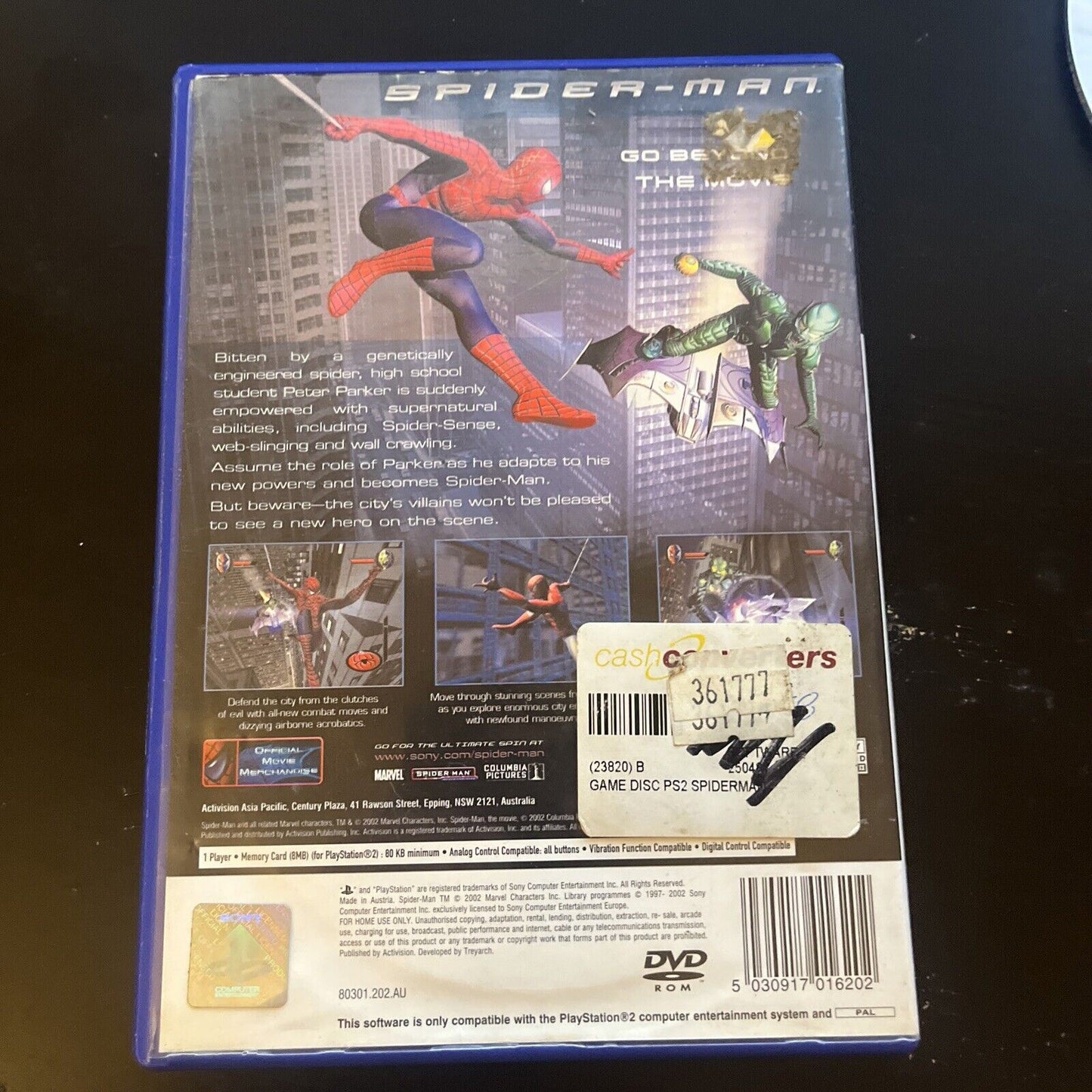 Spider-Man Sony Playstation 2 PS2 PAL