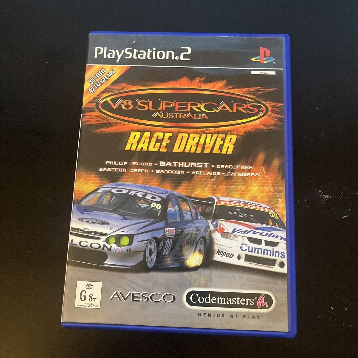 V8 Supercars Australia Race Driver (PS2, 2002) - PAL