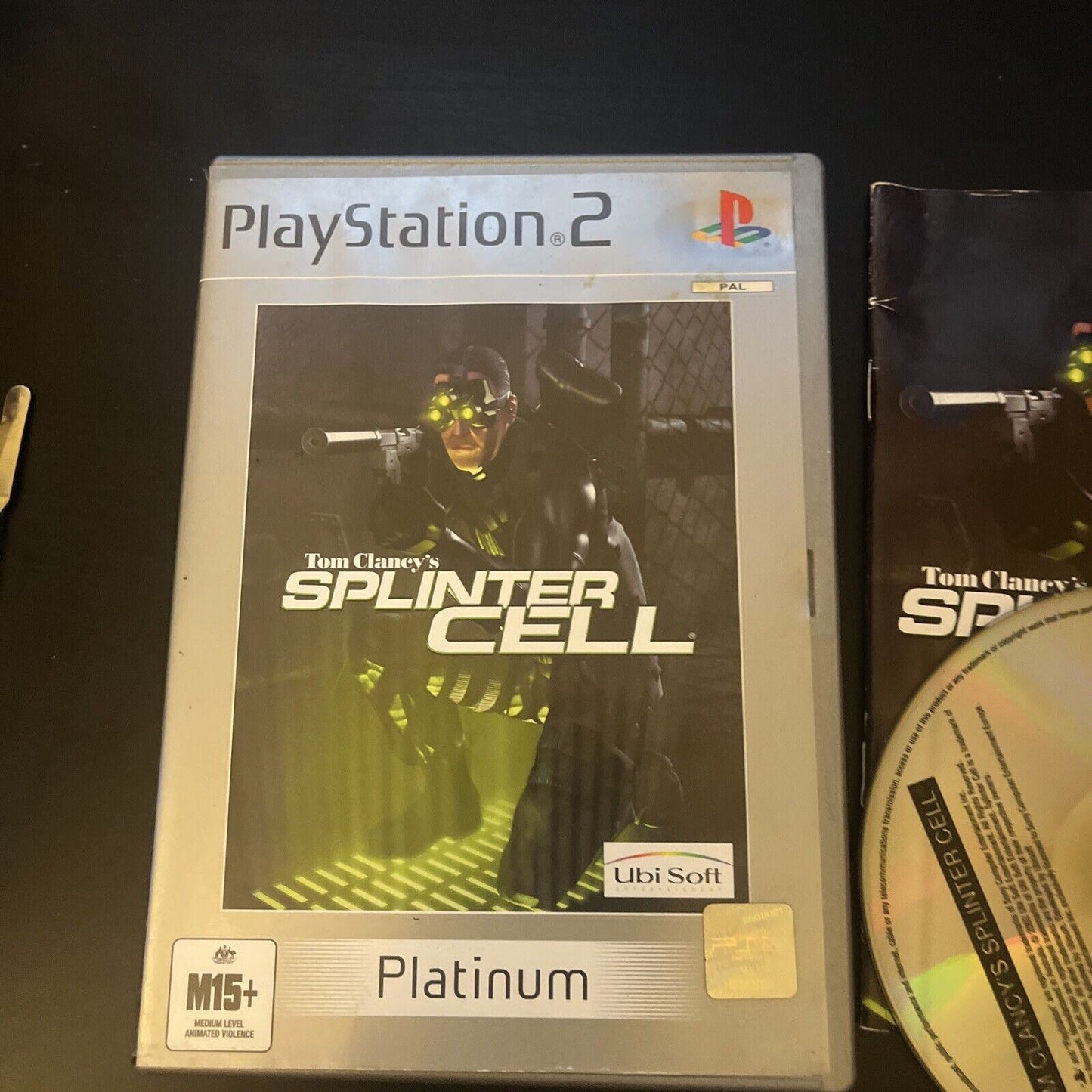 Tom Clancys Splinter Cell Sony PlayStation 2 PS2 Game PAL With Manual