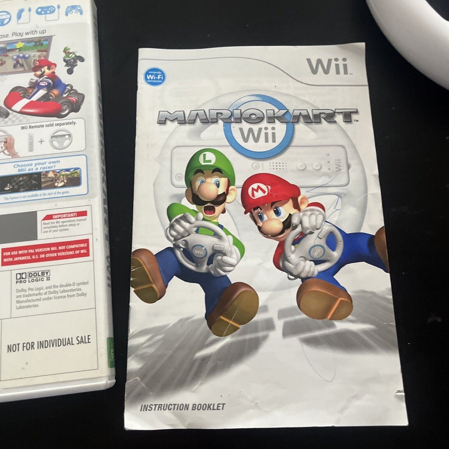 Mario Kart Wii Nintendo Wii Complete With Manual And Steering Wheel U PAL Game