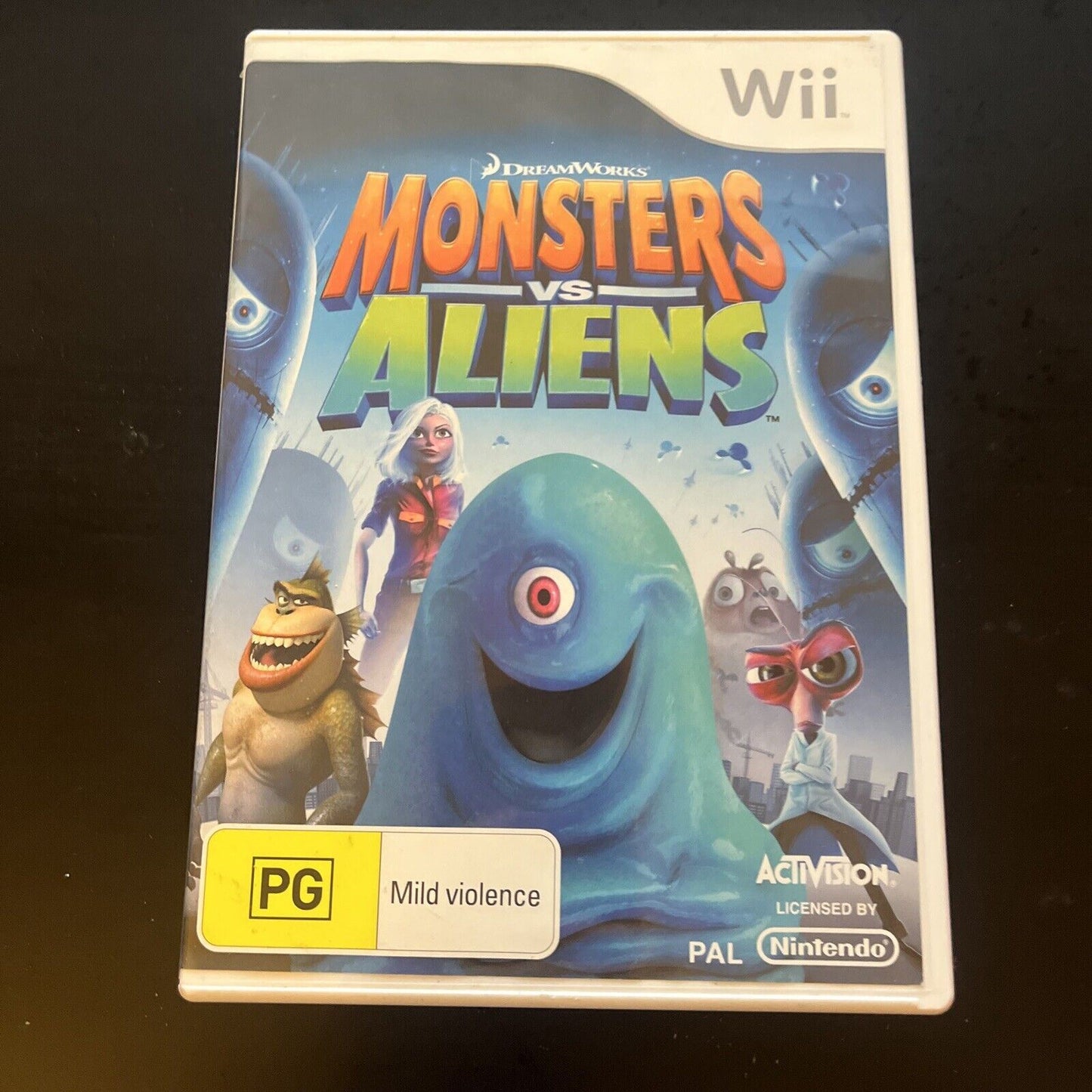 Monsters Vs Aliens Nintendo Wii Pal Retro Unit