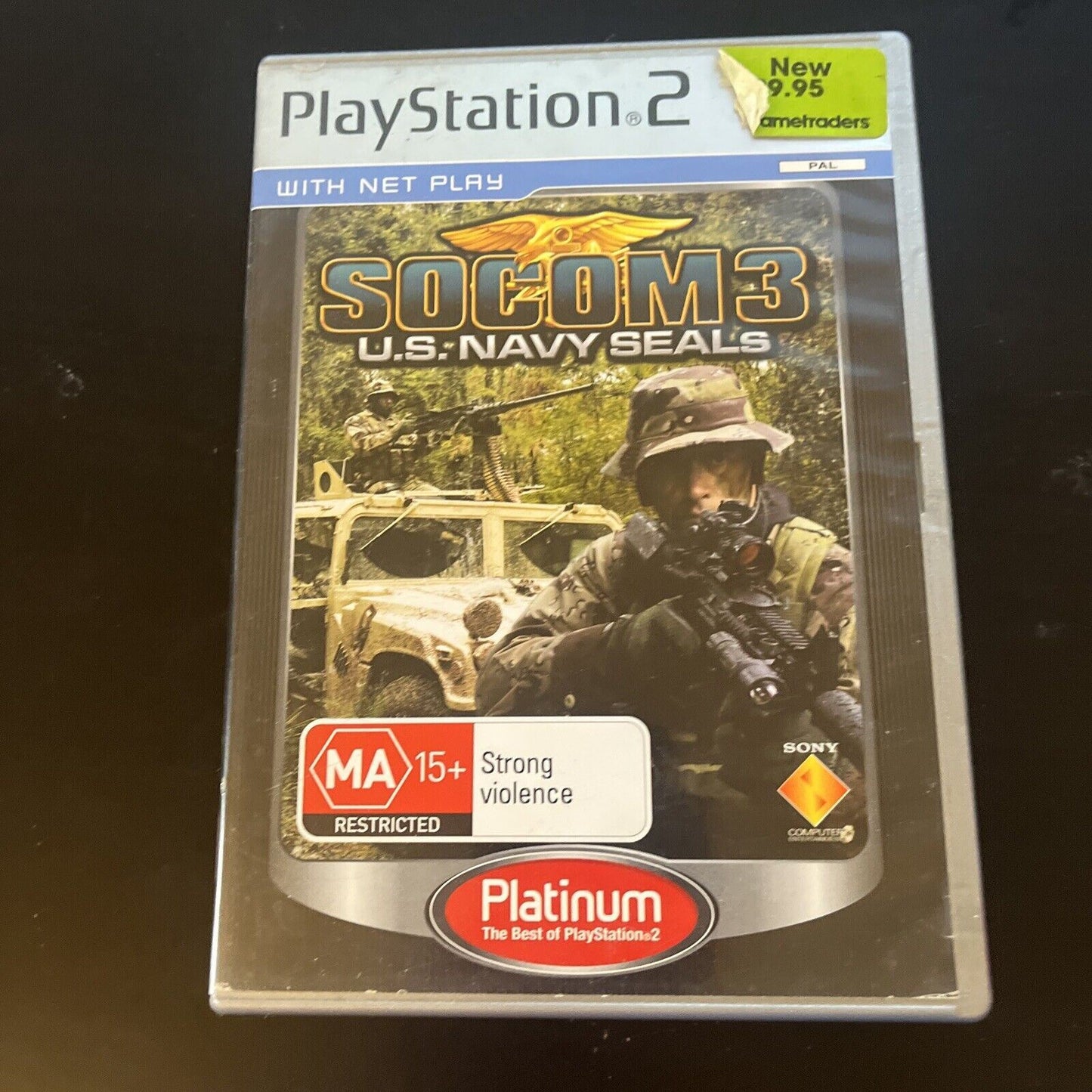 SOCOM I, II, III 1 ,2 ,3 US Navy Seals Sony Playstation 2 PAL With Booklet