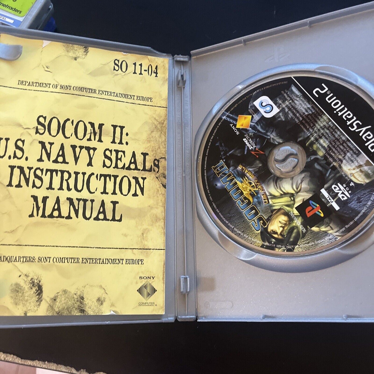 SOCOM I, II, III 1 ,2 ,3 US Navy Seals Sony Playstation 2 PAL With Booklet