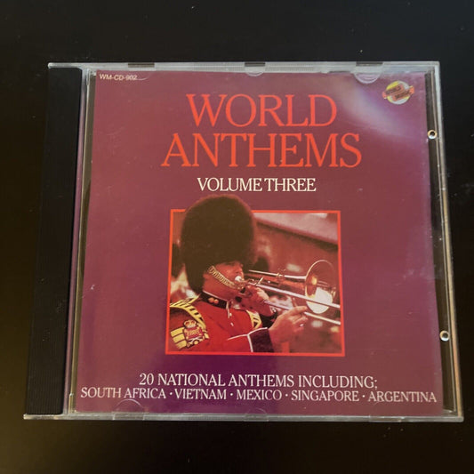 World Anthems - Volume 3 - 20 National Anthems (CD, 1997)