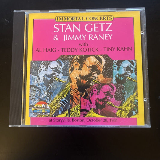 Stan Getz & Jimmy Raney with Al Haig, Teddy Kotick, Tiny Kahn (CD, 1991)