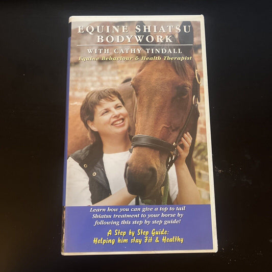 Equine Shiatsu Bodywork with Cathy Tindall (VHS, 2000) PAL